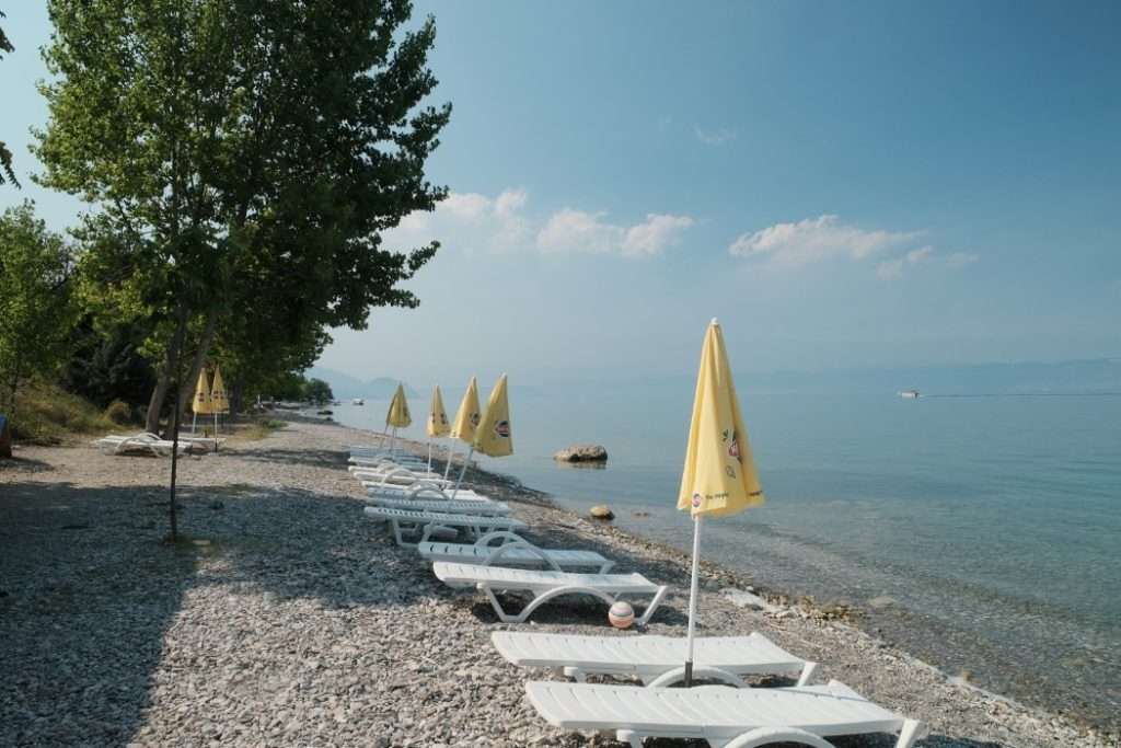 Badestrand am Ohridsee