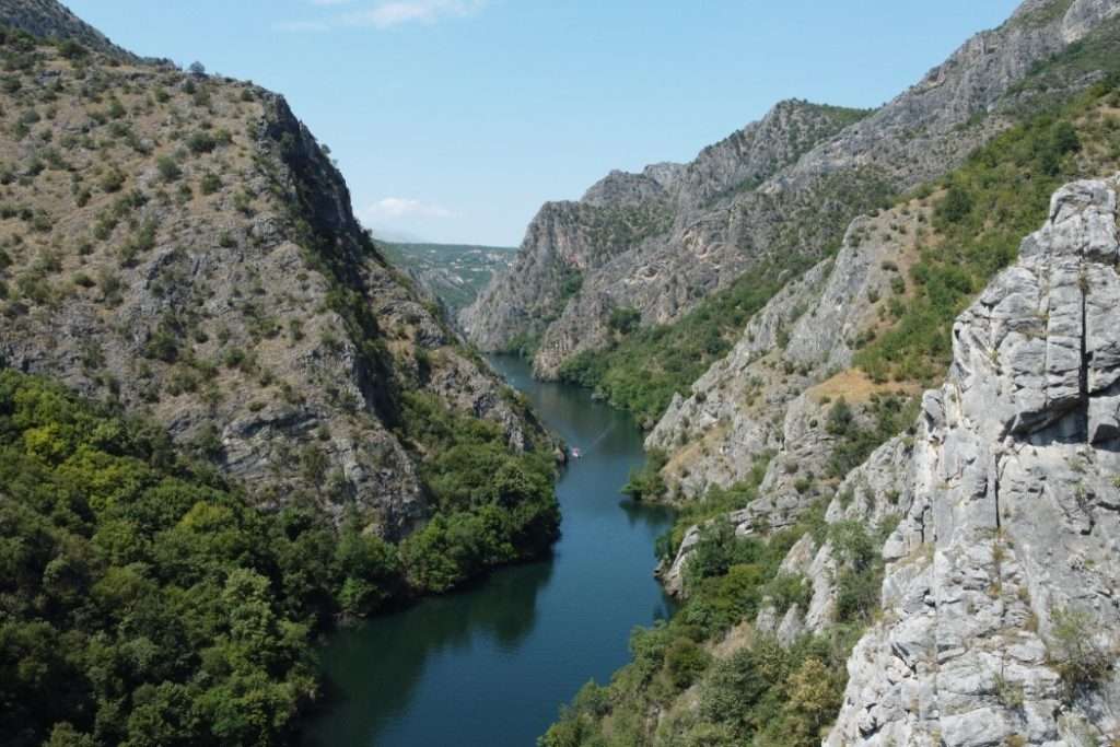 Blick in den Matka Canyon