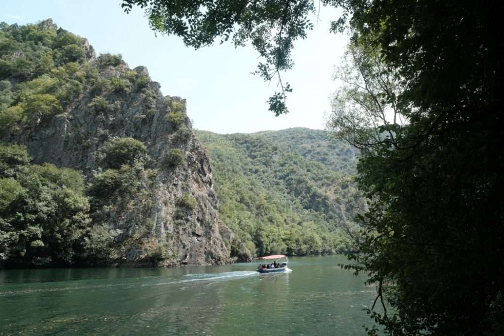 Bootsfahrt auf dem Treska Fluss