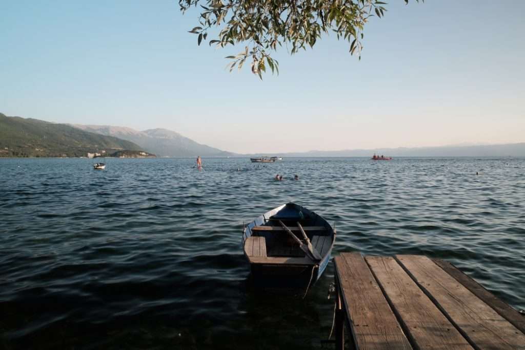 Kleiner Steg am Ohridsee