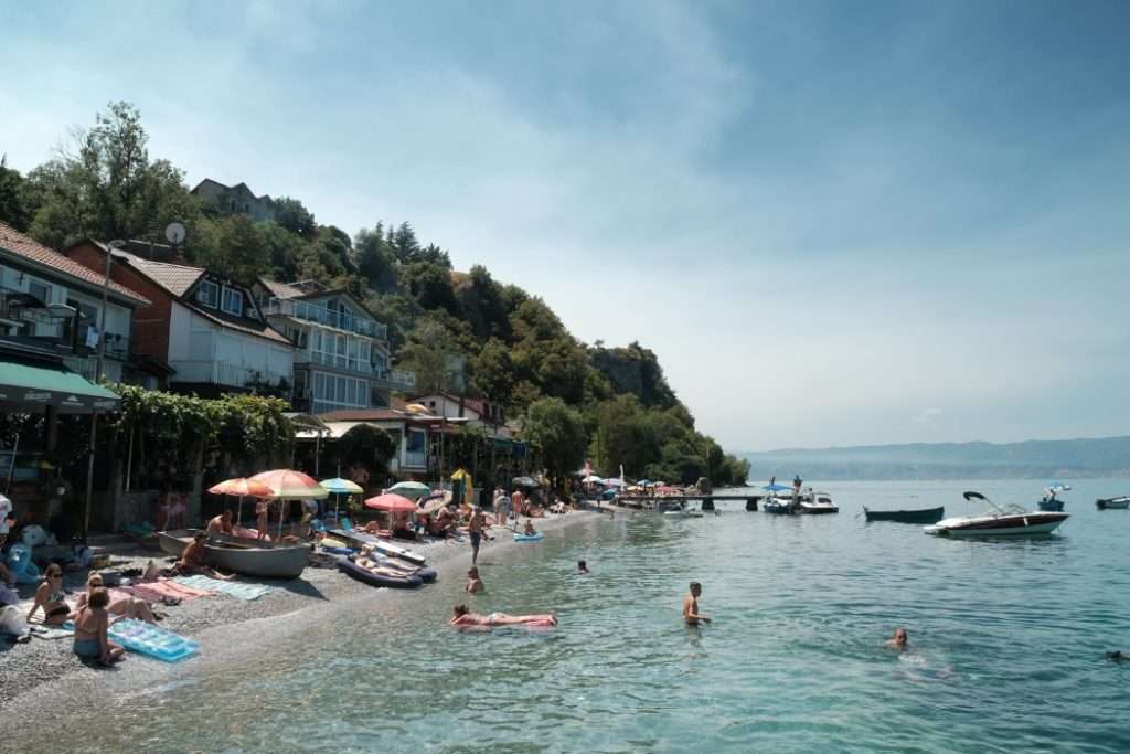 Badestrand in Trpejca