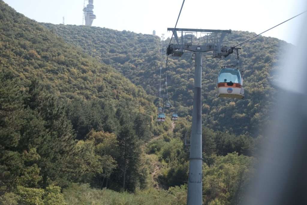 Seilbahn auf den Vodno Berg